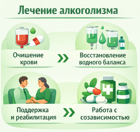 лечение алкоголизма в Мацесте этапы
